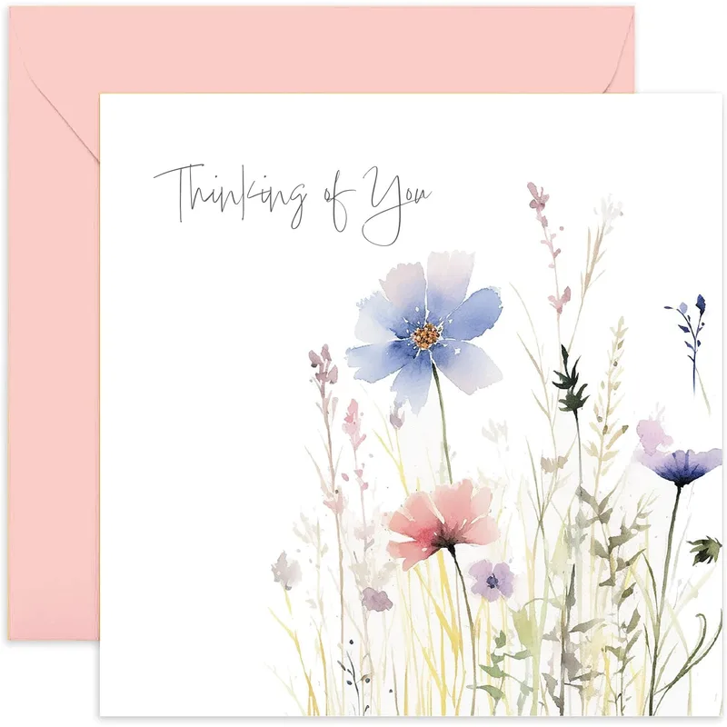 Wildflower Meadow Card for a Thoughtful Note