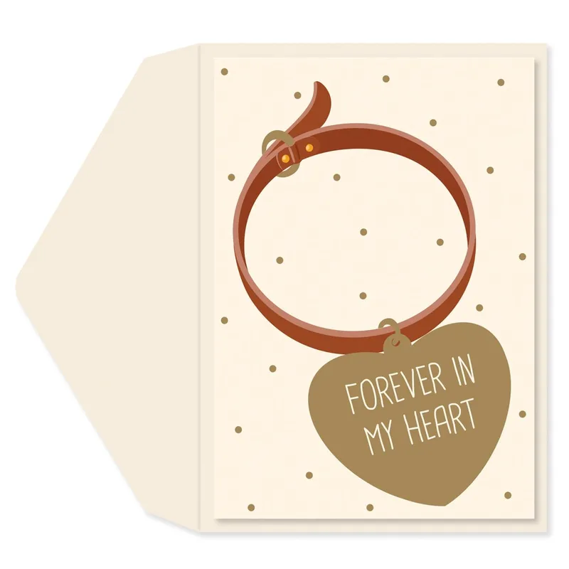 Forever in My Heart Card: Sympathy for a Lost Pet