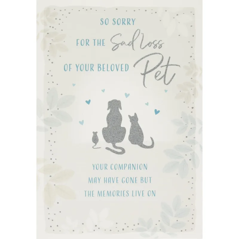 Sympathy Card Pets: A Gentle Note for a Loss at Home