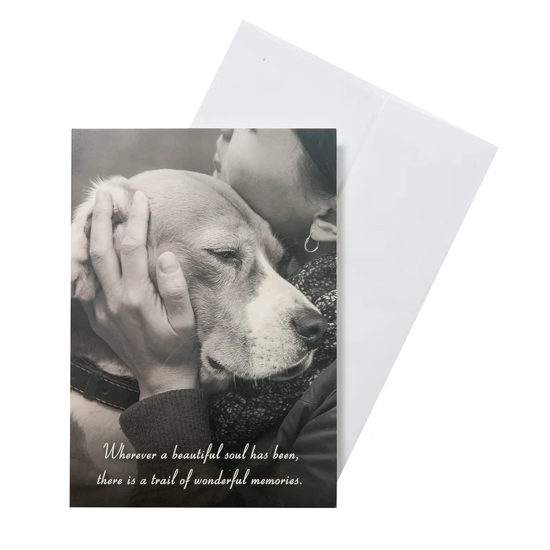 Wherever a Beautiful Card for a Beloved Dog Companion