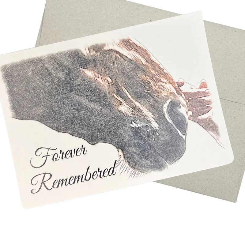 Remembering Your Dog Card: Forever Remembered Sketch