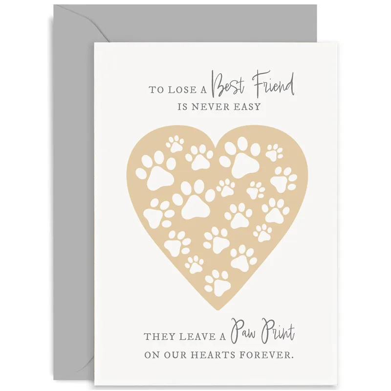 To lose a Best Card for a pet owner grieving a dog or cat