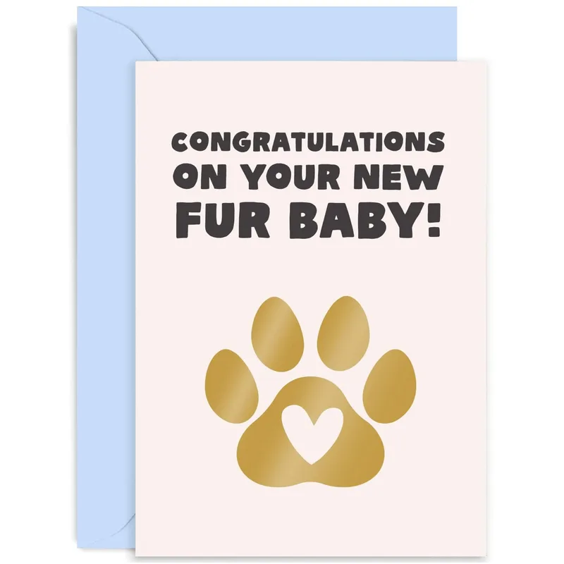 Congratulations On Your New Fur Card for Pet Parents
