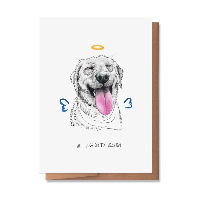 All Dogs go Card: A Gentle Note for a Pet Loss
