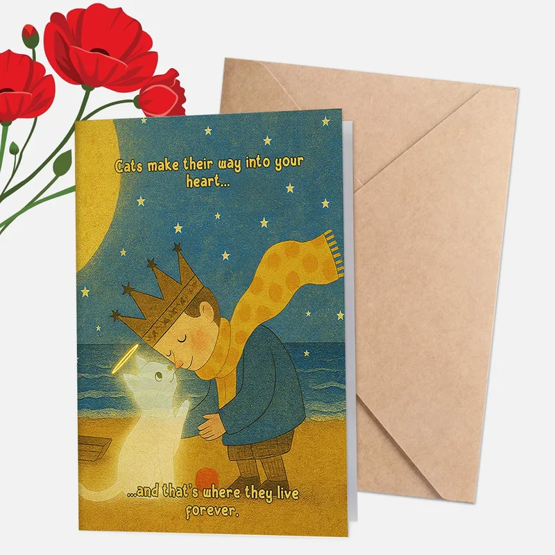 Cat Loss Condolence Card: a gentle tribute to a beloved cat