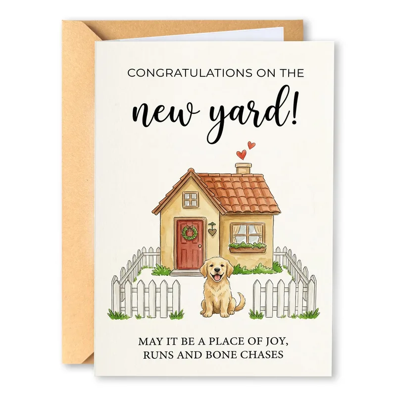 New Yard Card for Dog Lovers and New Homeowners