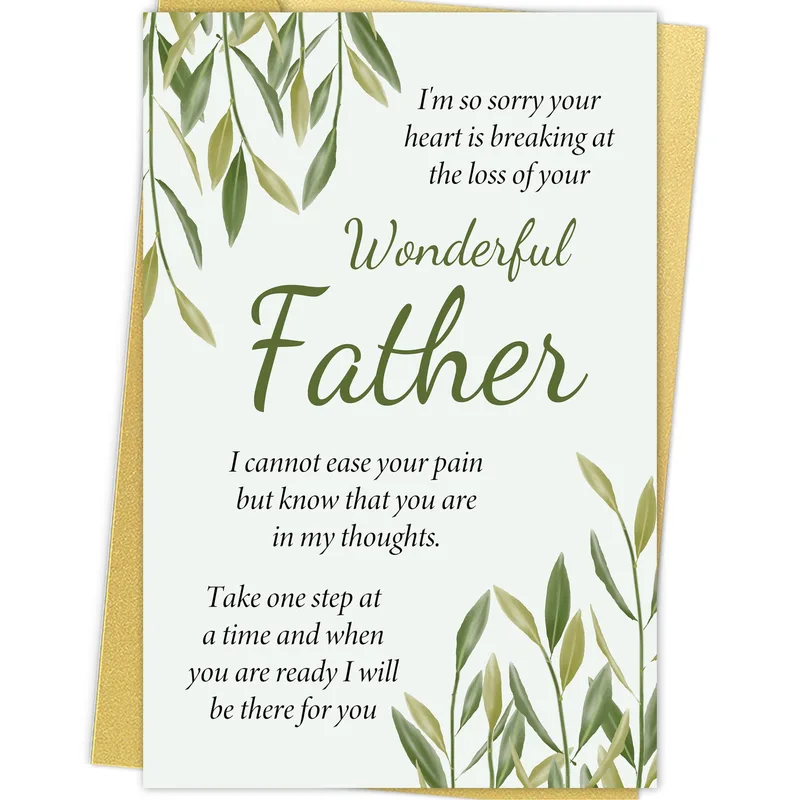I'm so sorry Card for a Grieving Son or Daughter