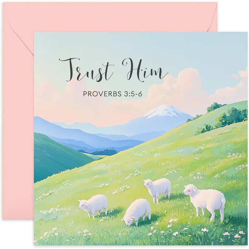 Trust Him Card: A Gentle Reminder of Faith