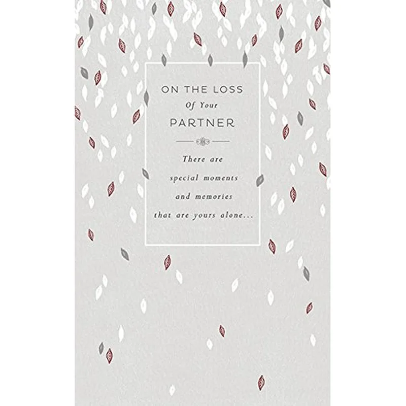 Loss of Partner Card: Gentle Sympathy for Grief