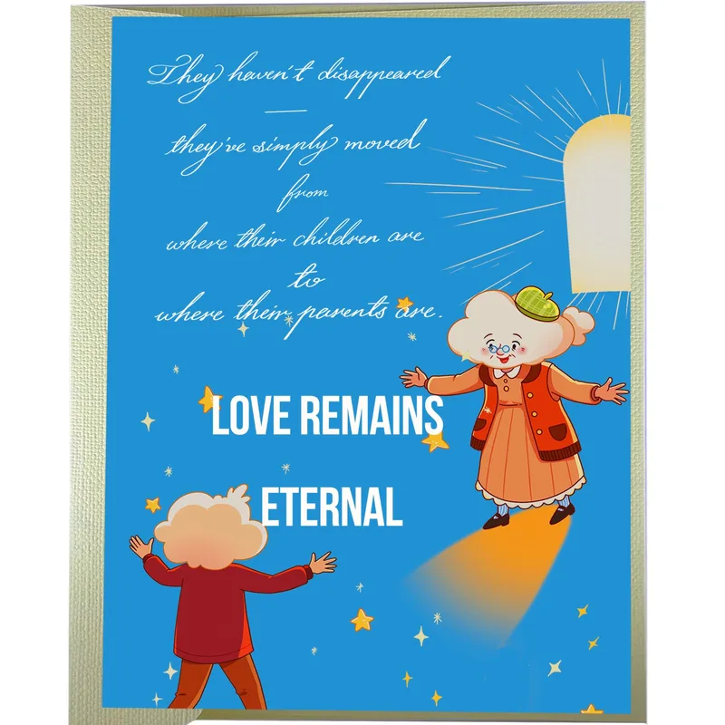 Loss of Parent Card: Love Remains Eternal Sympathy Card