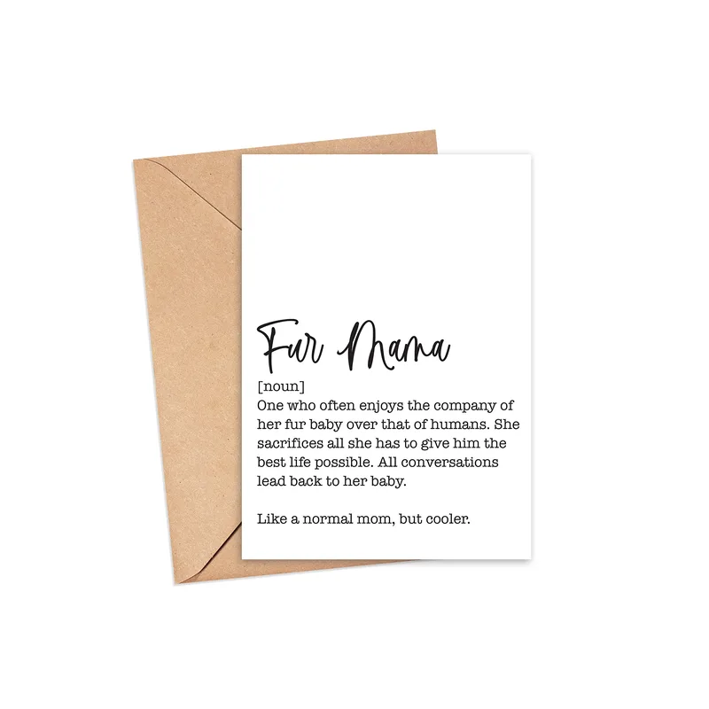 Fur Mama Card for the Pet Lover in Your Life