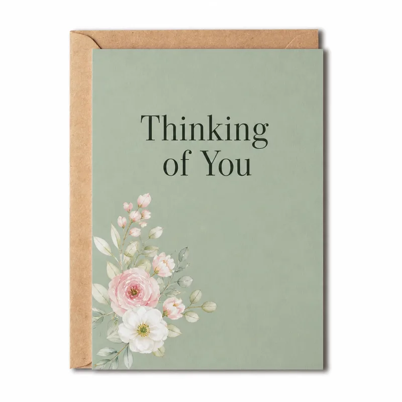 Floral Thinking of You Card for Someone Close to Your Heart