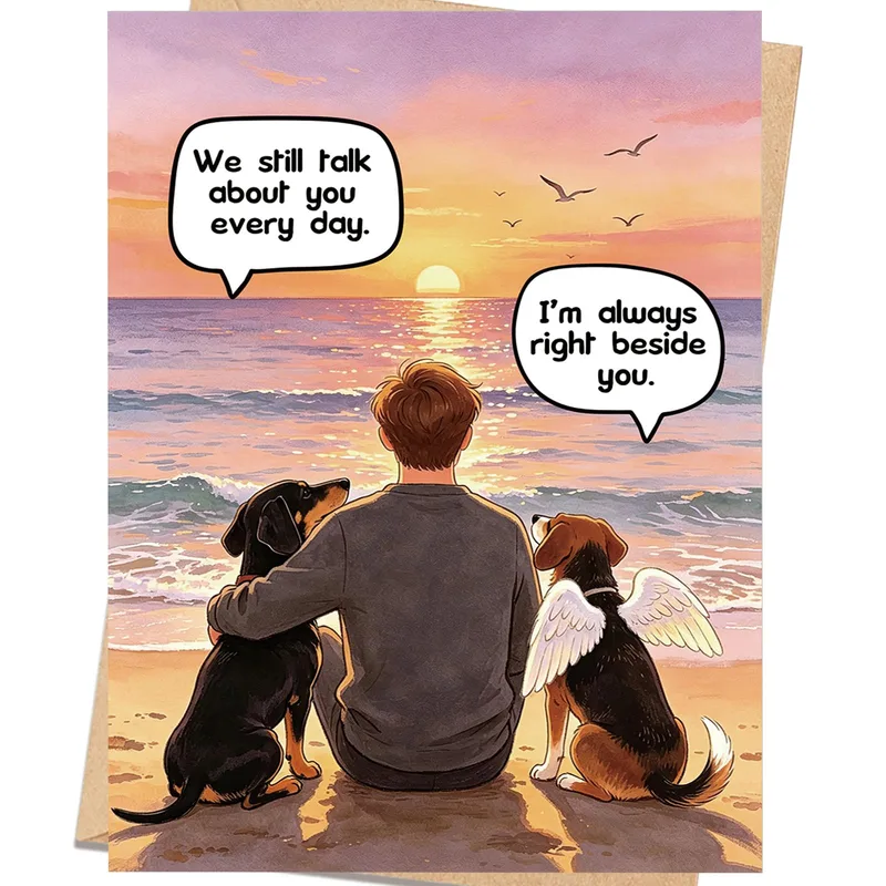 We still talk about Card for the dog lover who misses them