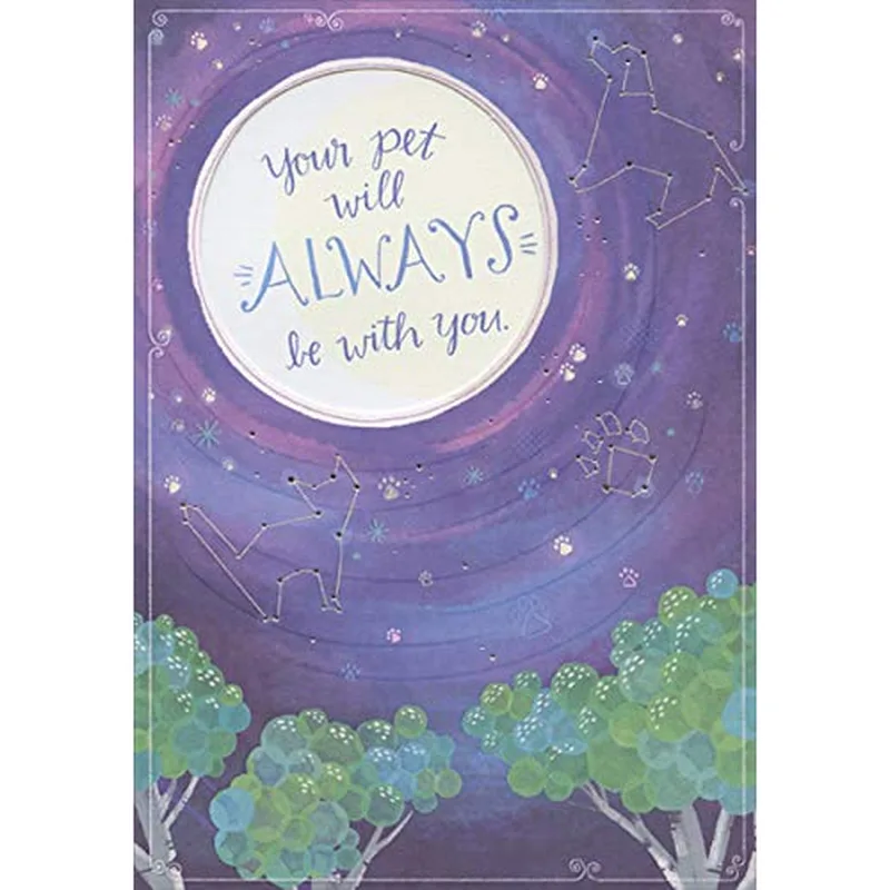 Your Pet will Always Card: Starry Sympathy for Pet Lovers