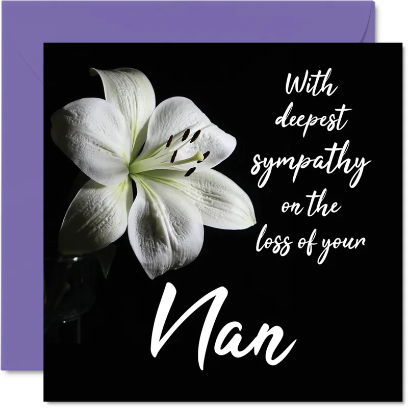 Deepest Sympathy Nan Card for a Lost Grandmother