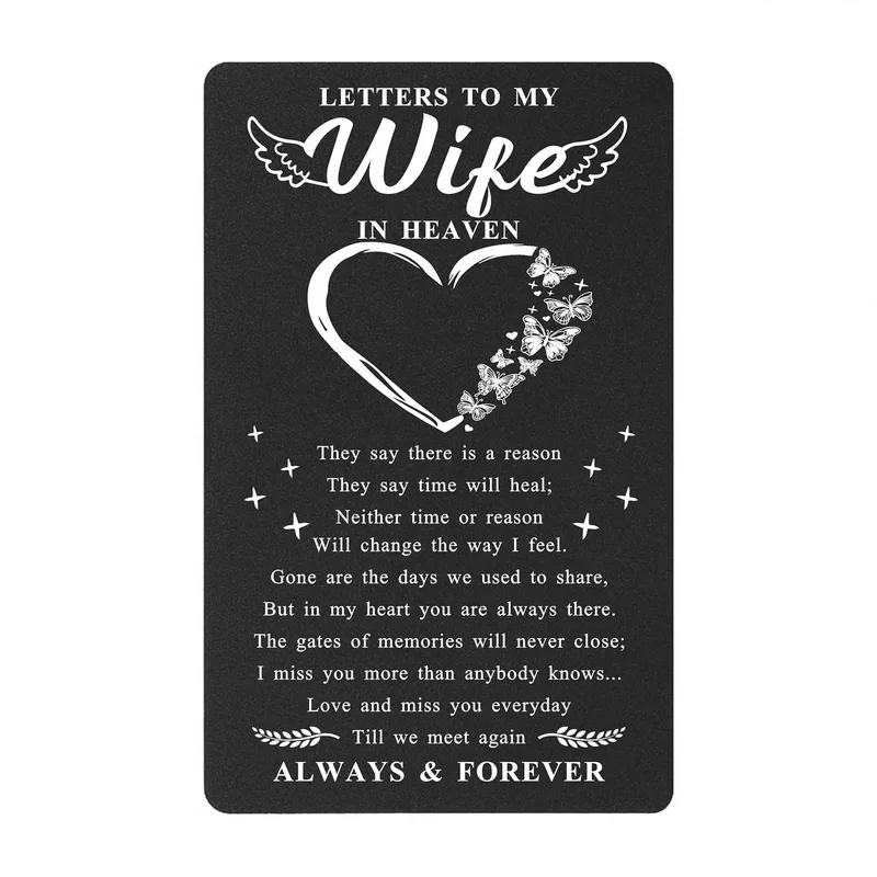 Letters to My Wife Card: A Sympathy Design for Eternal Love