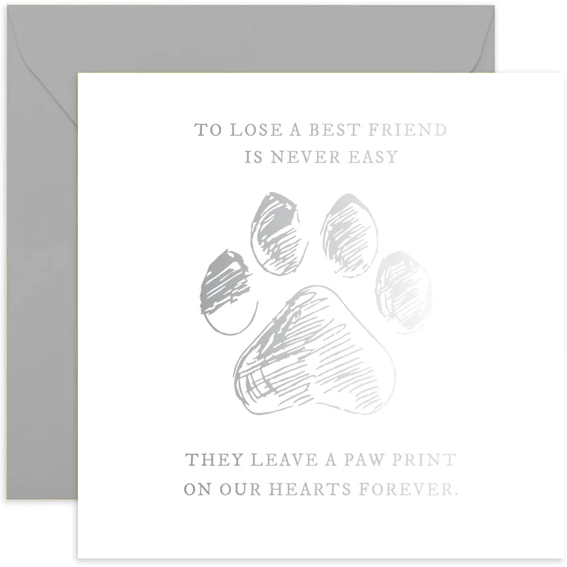 To Lose Card for Pet Bereavement Sympathy