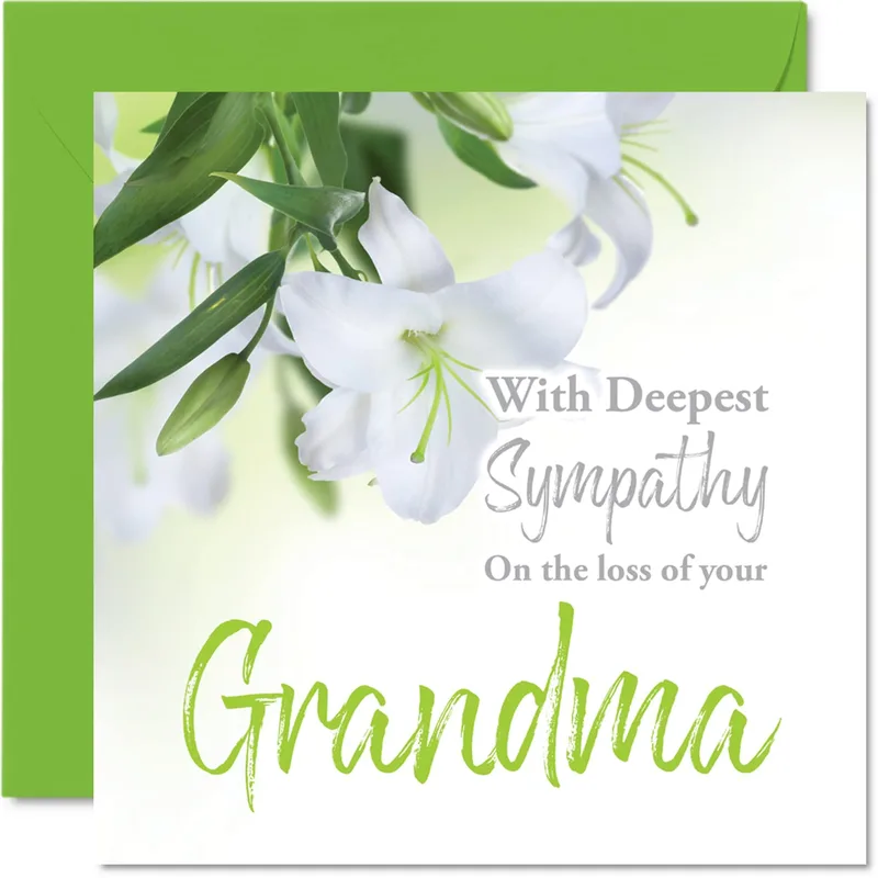 Sympathy on the Loss Card for a Grandmother