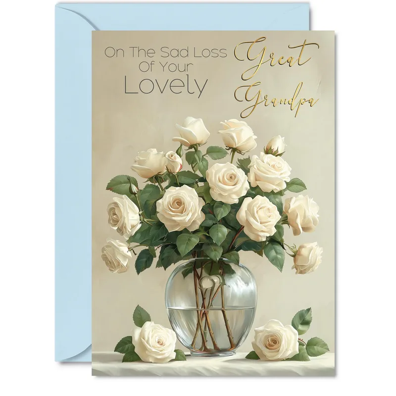 Sad Loss of Your Lovely Great Card for a Grandfather