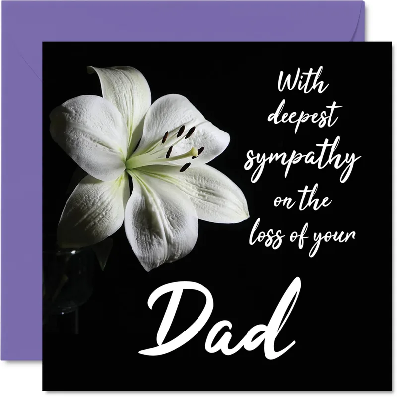 Deepest Sympathy on Loss Card for a Father's Passing