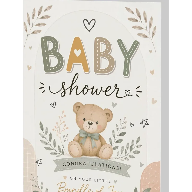 Little Bundle of Joy Card – Greeting Card in natural