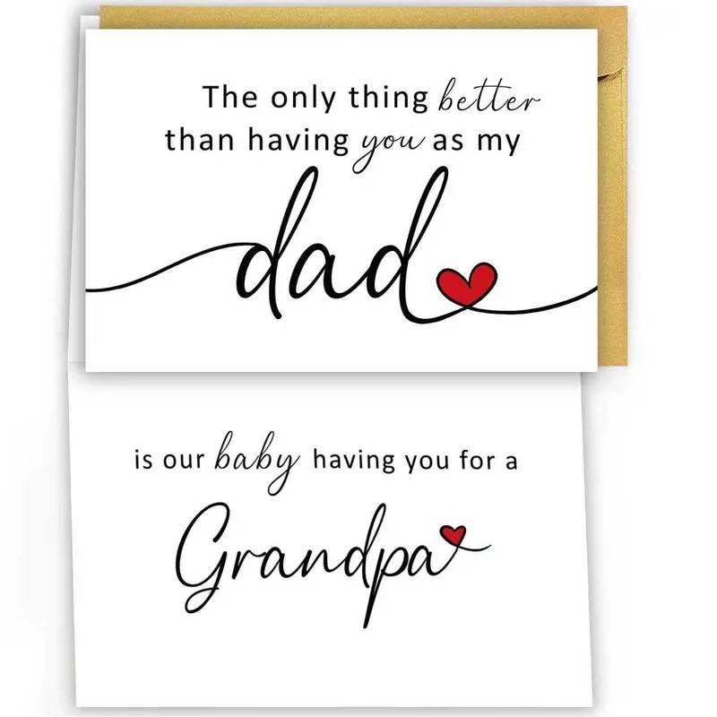 New Grandpa Card: A Sweet Reveal for Dad-to-Grandpa
