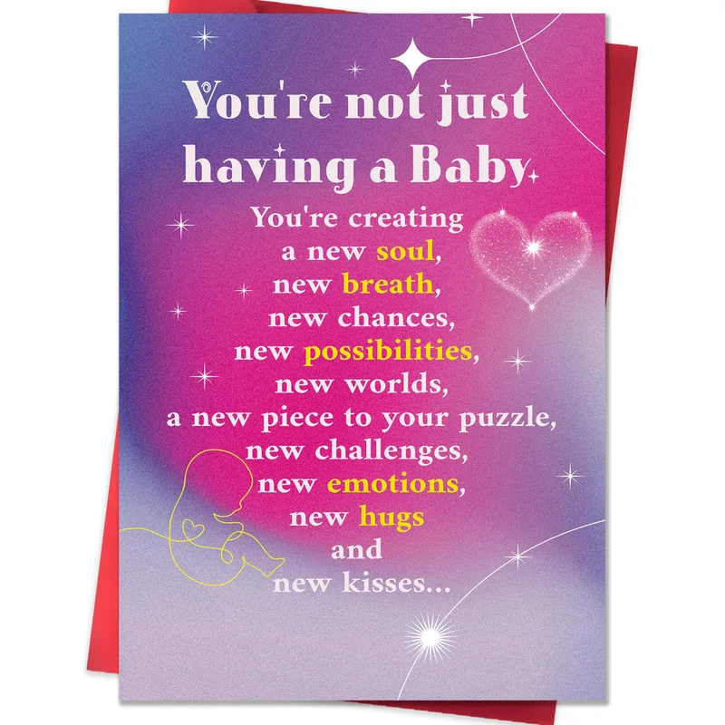 You're not just having Card for New Parents Expecting