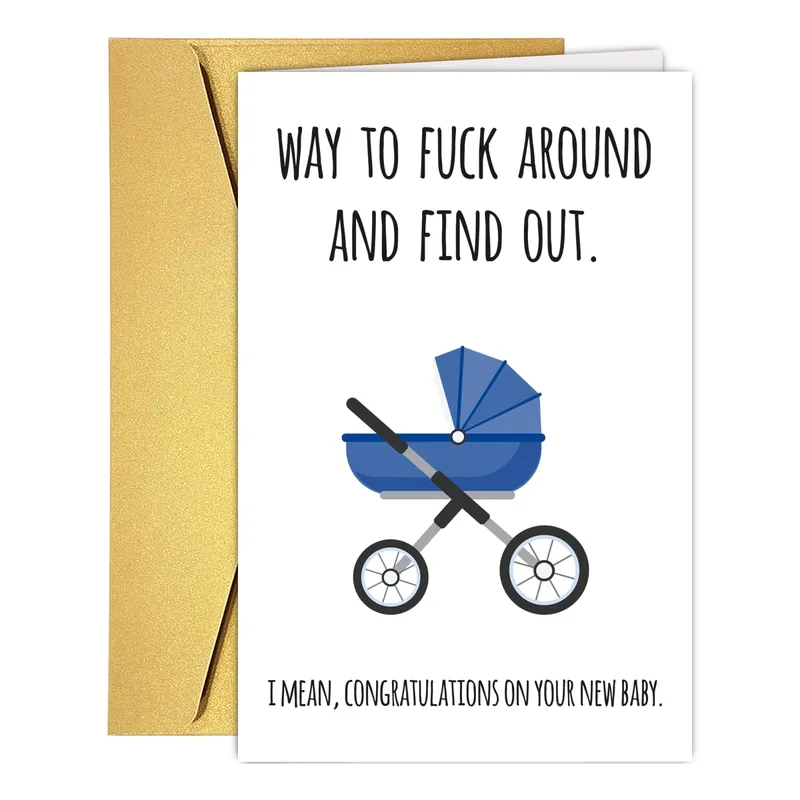 New Dad Card: A Cheeky Congrats for the Proud Father