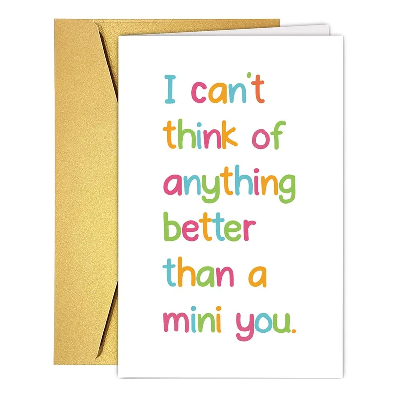 I Can't Think Card: A Rainbow Ode to Little Ones
