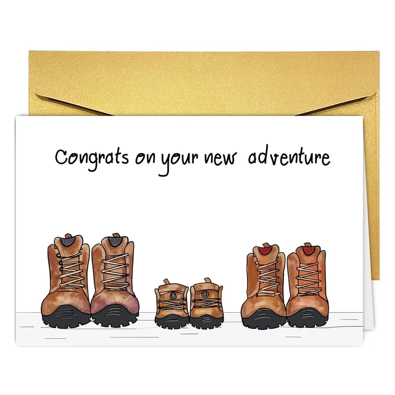 Growing Family Card: Congrats on Your New Adventure