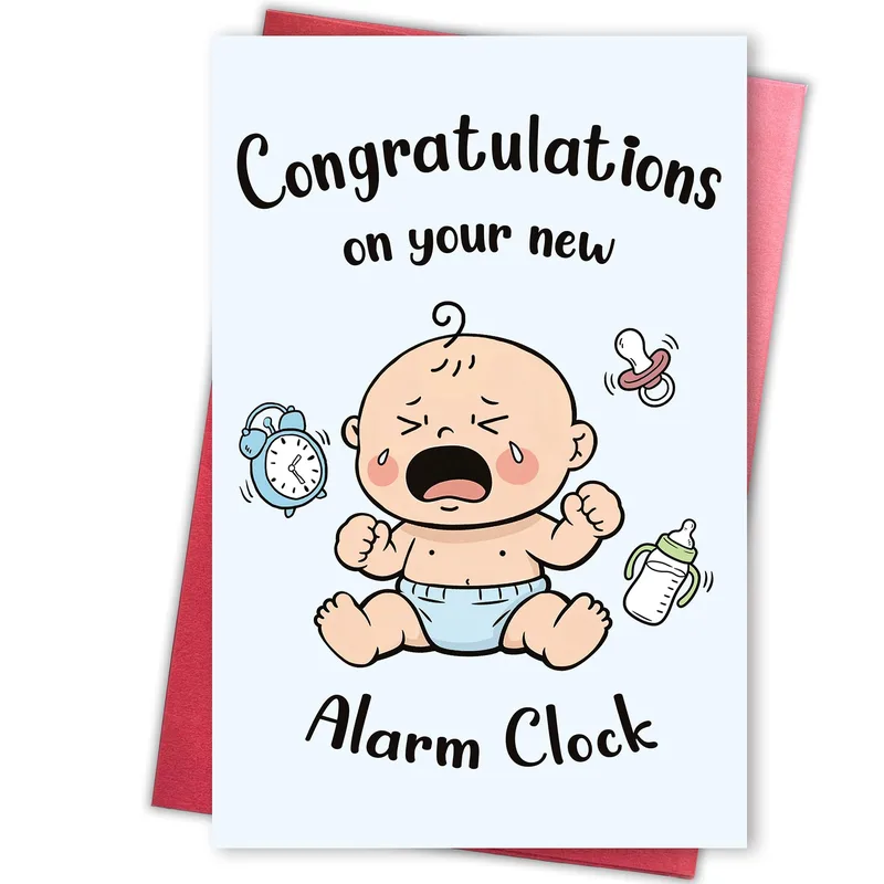 Congratulations On Your New Card: Funny New Baby Card for Parents