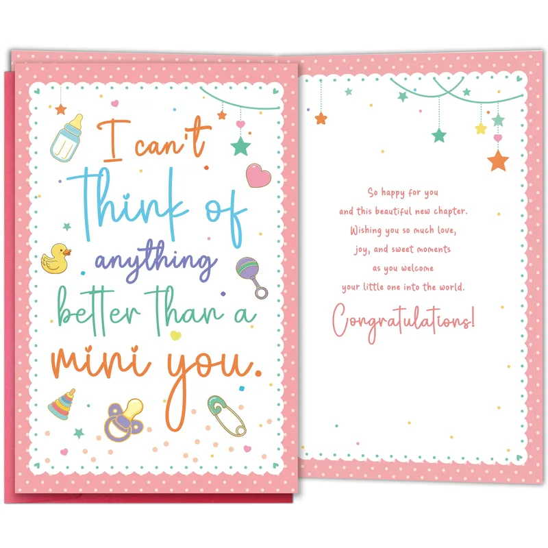 I can't think of anything Card for a New Baby Shower