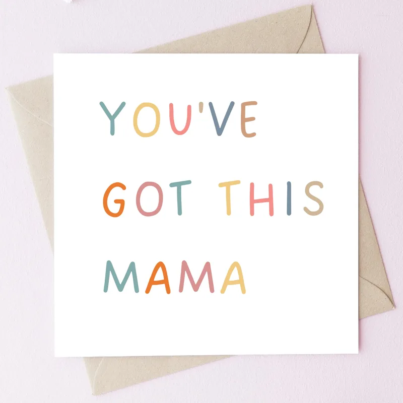 Encouragement Mom Card: A Pep Talk for Mama