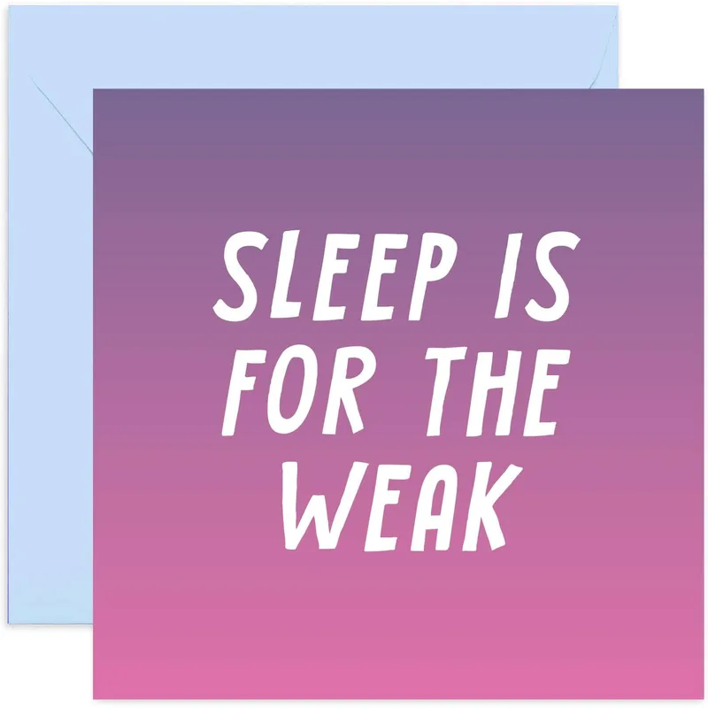 Sleep Deprived Parent Card: A Bold Baby Joke for New Parents