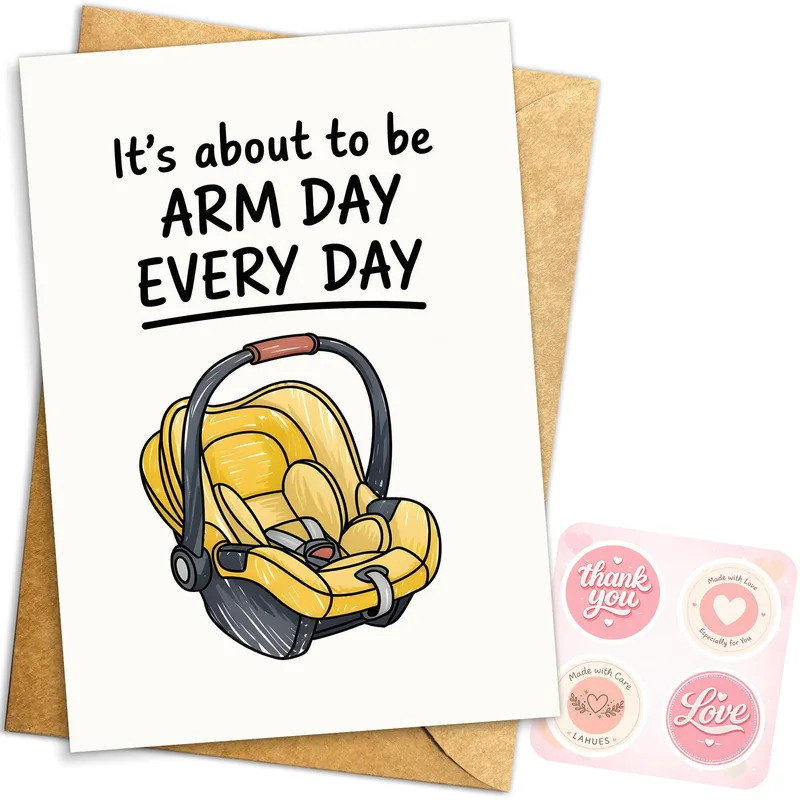 Arm Day Card: It's About to Be Arm Day Every Day Greeting