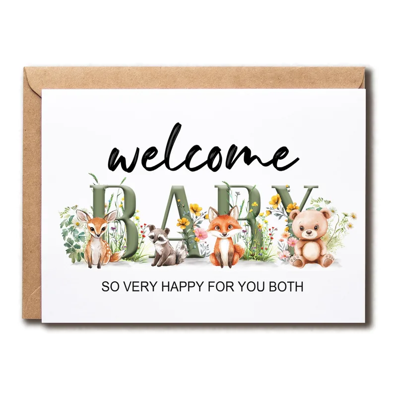 Welcome Baby So Very Card for New Parents and Families