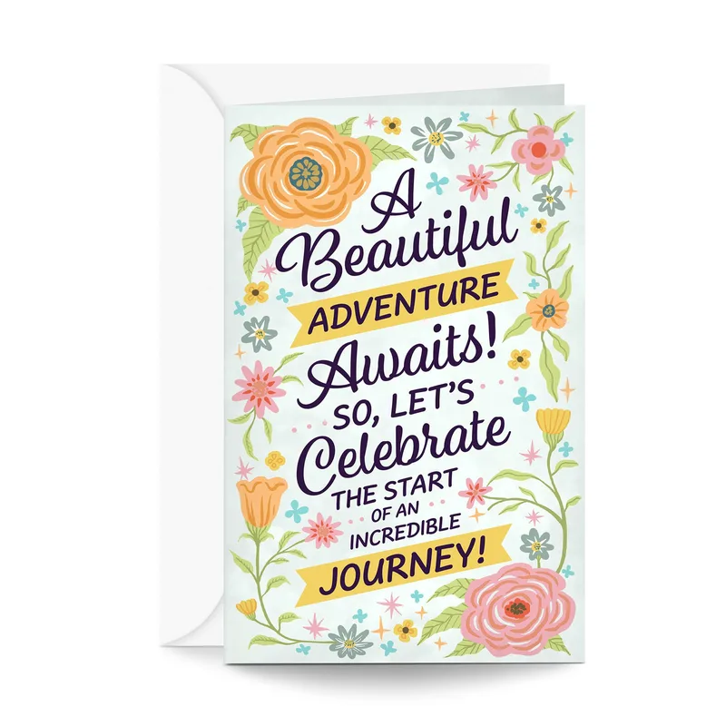 Beautiful Adventure Card for New Beginnings and Babies