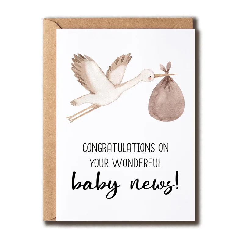 Congratulations On Your Wonderful Card for New Parents