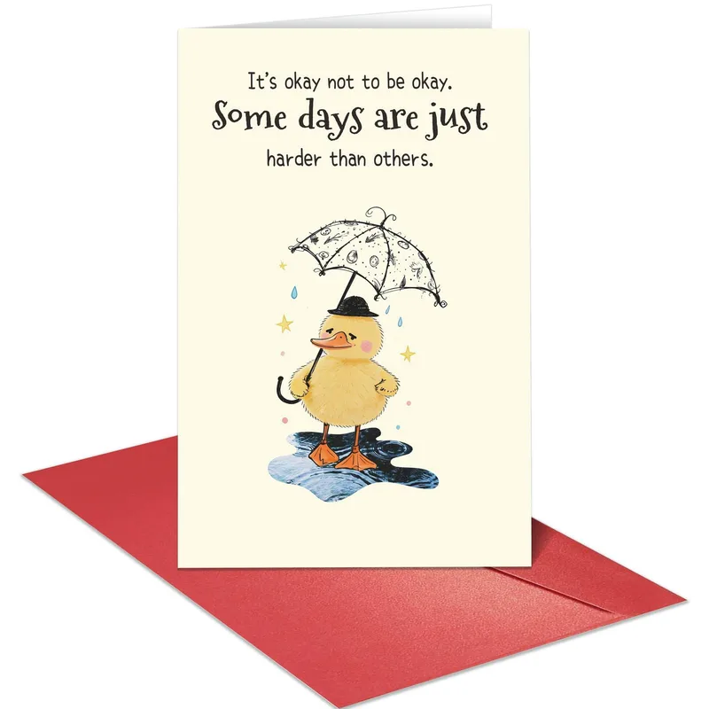 Encouragement Duckling Card for Someone Having a Tough Day