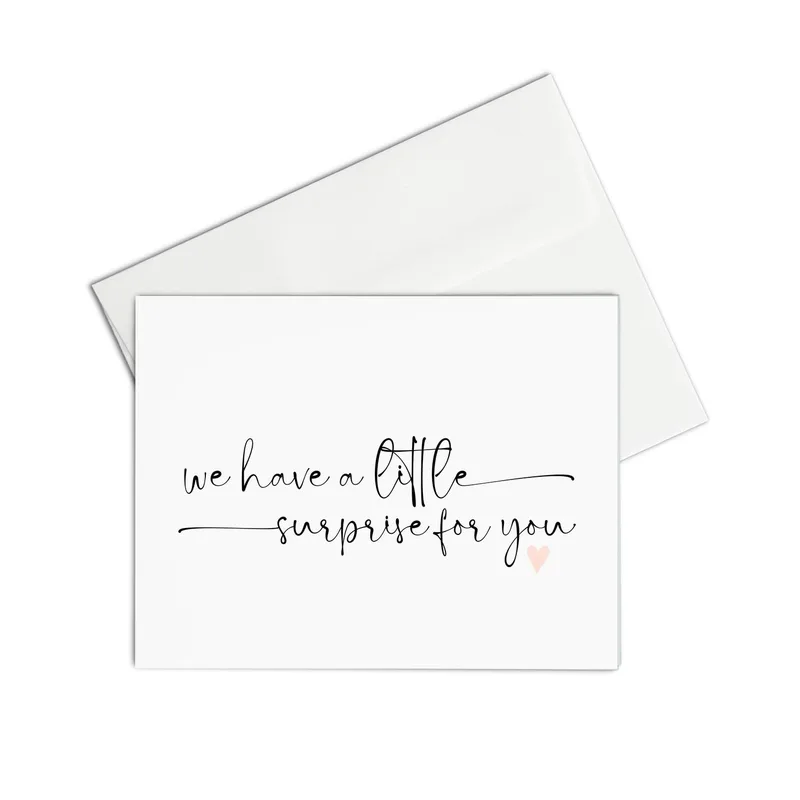 We Have a Little Card: A Sweet Pregnancy Reveal for Grandparents to Be
