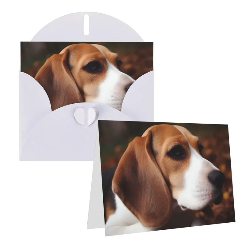 Beagle Photo Card: A Greeting Card for Dog Lovers
