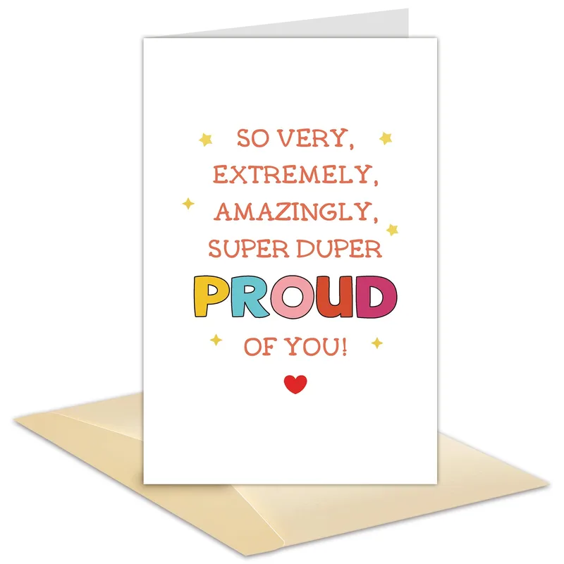 So Very Proud Card: Sweet Praise for Your Big Moment