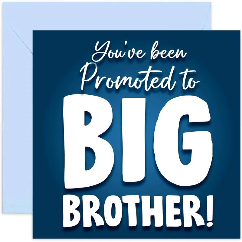 Congrats Big Brother Card: A Bold Navy Announcement