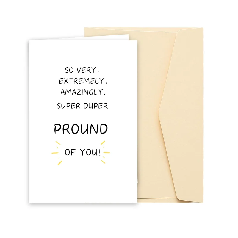 Black Handwritten Yellow Congratulations Card for Promotions