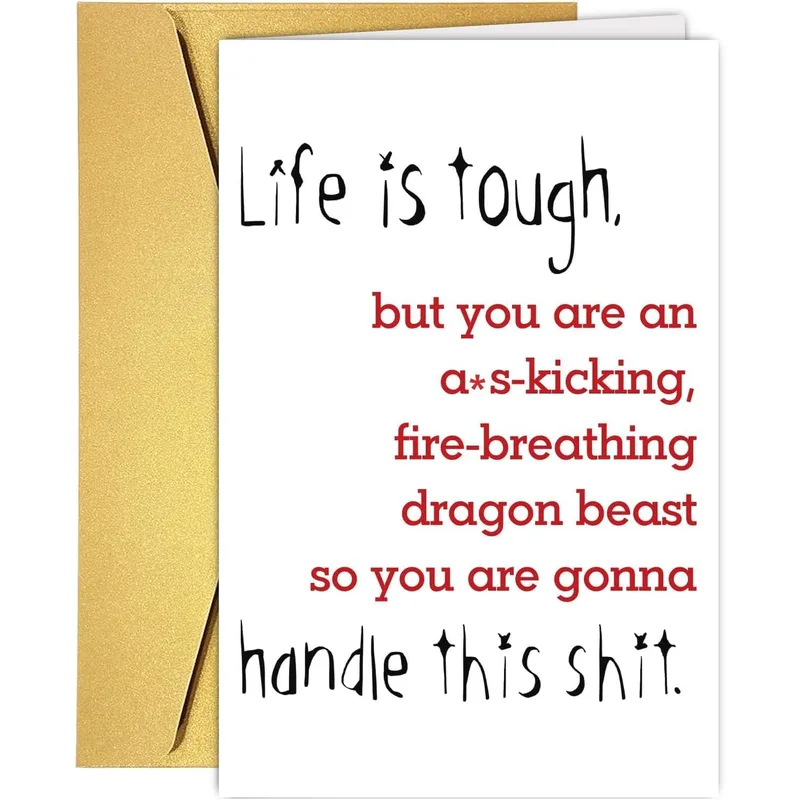 Dragon Beast Card: A Pep Talk for Tough Days