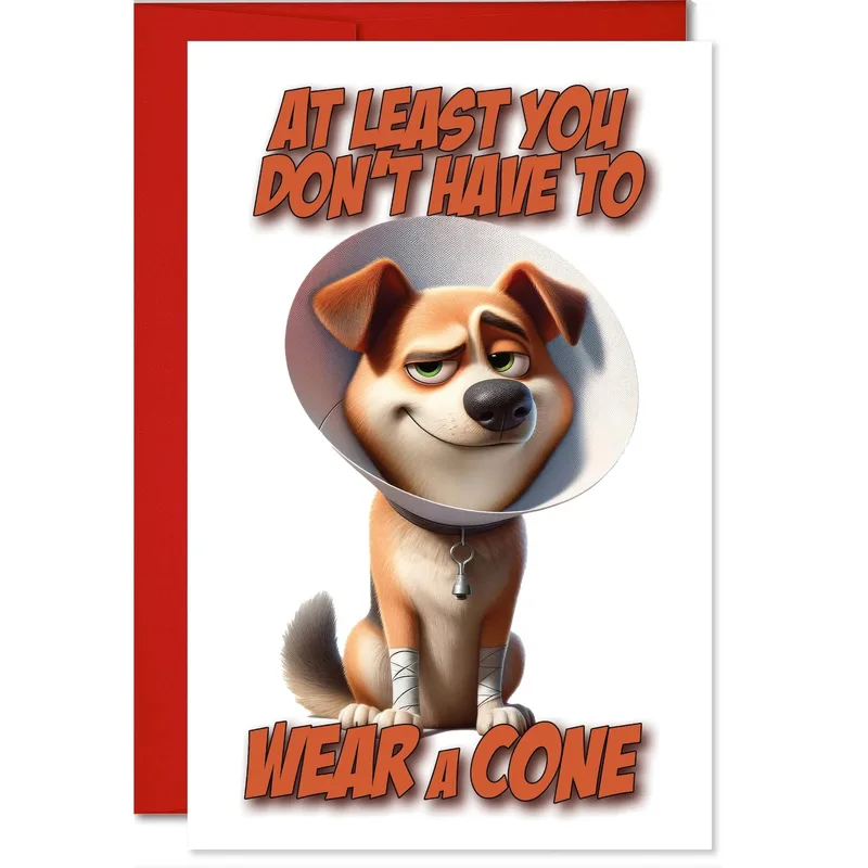 Surgery Recovery Card: At Least You Don’t Have to Wear a Cone