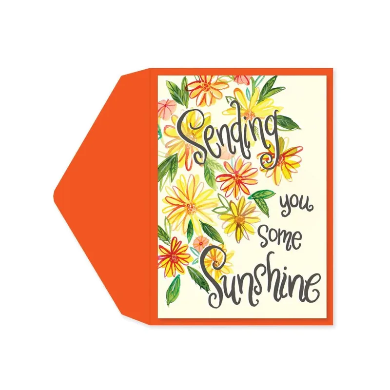 Sunshine Wishes Card: Sending You Some Sunshine