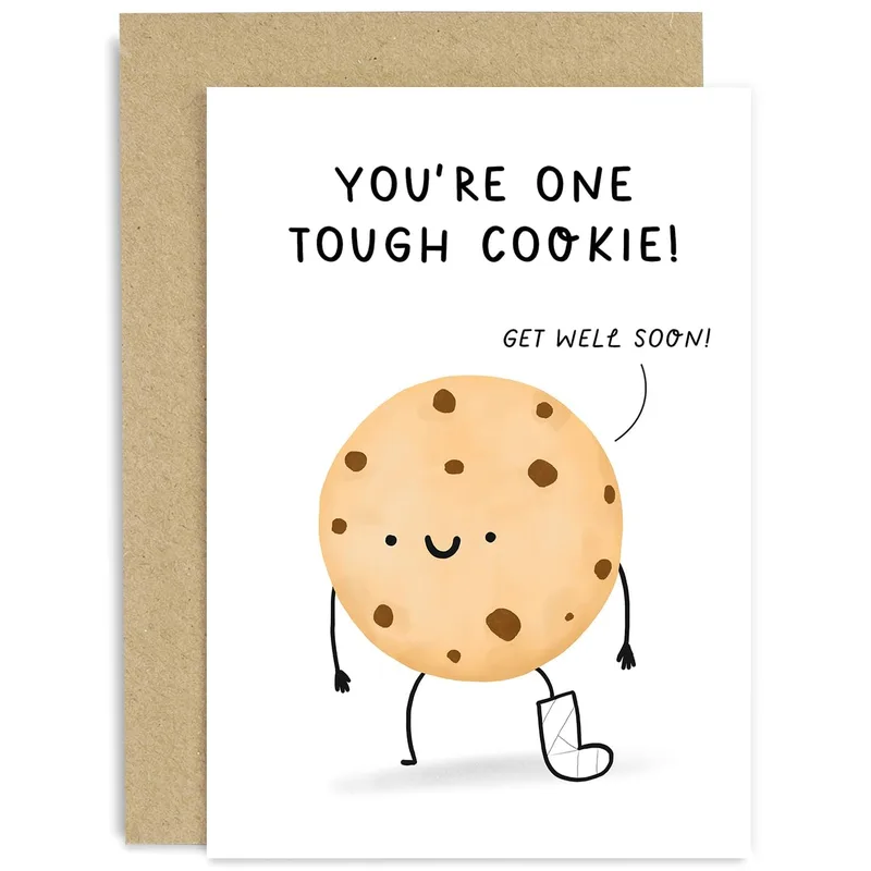 Cookie Get Well Card for a Friend on the Mend