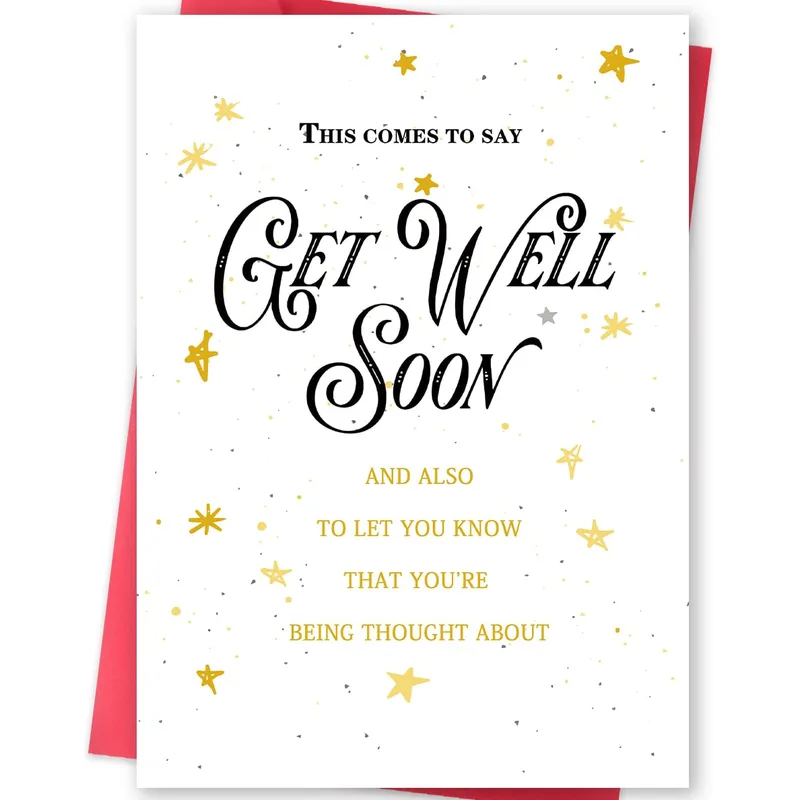 This comes to say Card for Get Well Soon Wishes