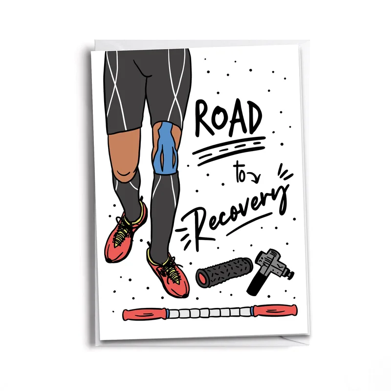 Knee Recovery Card: Road to Recovery Design for Athletes